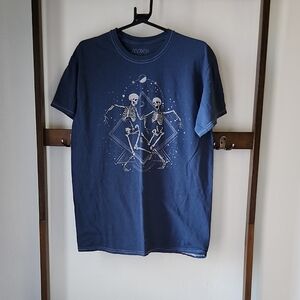 Blue Graphic Tee Shirt